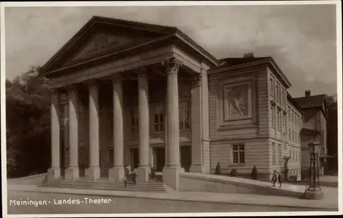 Ak Meiningen in Thüringen, Landes-Theater