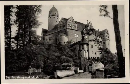 Ak Rochsburg Lunzenau in Sachsen, Schloss Rochsburg