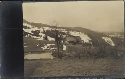 Foto Ak Posthalde Breitnau im Schwarzwald, Höllental