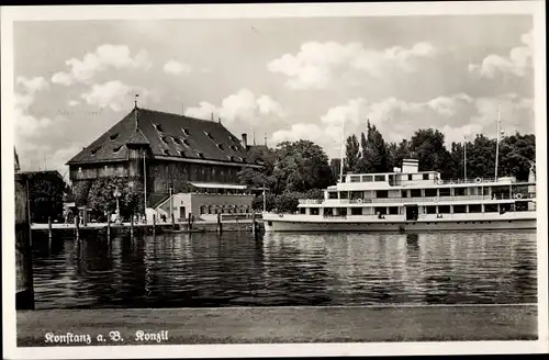 Ak Konstanz am Bodensee, Konzil, Schiff