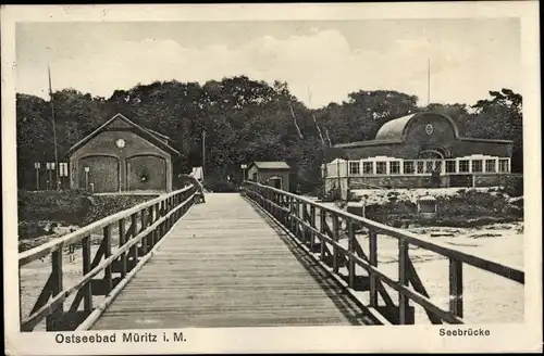 Ak Ostseebad Graal Müritz, Seebrücke