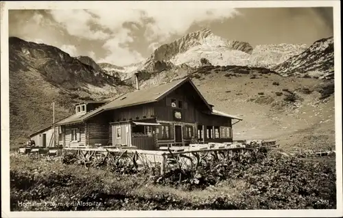 Ak Garmisch Partenkirchen in Oberbayern, Alpspitze, Hochalm