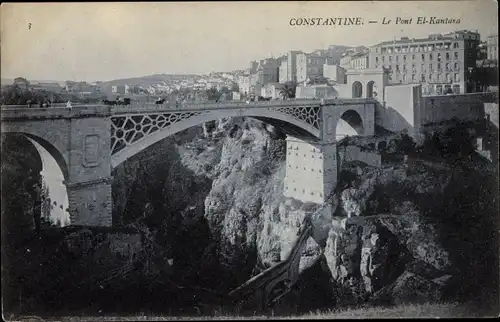 Ak Constantine Algerien, Le Pont El-Kantara
