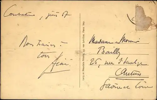 Ak Constantine Algerien, Panorama vu de la Route de Setif et le Pont Sidi Rachel