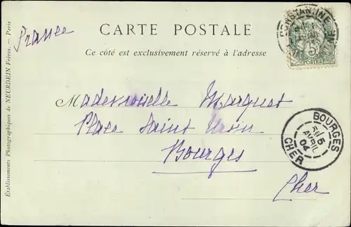 Ak Constantine Algerien, Le Pont El Kantara