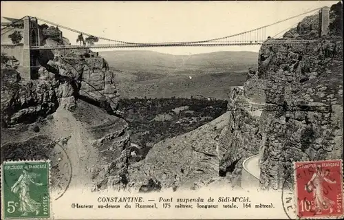 Ak Constantine Algerien, Pont suspendu de Sidi-M'Cid