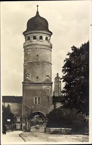 Ak Nördlingen in Schwaben, Deininger Tor
