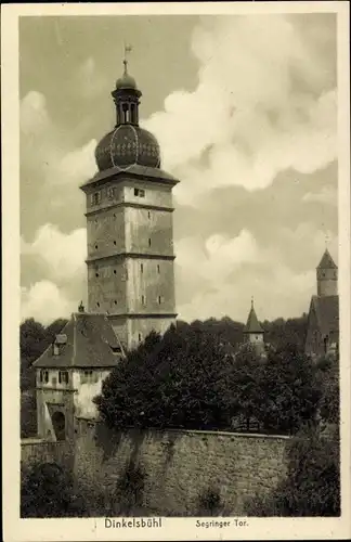 Ak Dinkelsbühl in Mittelfranken, Segringer Tor