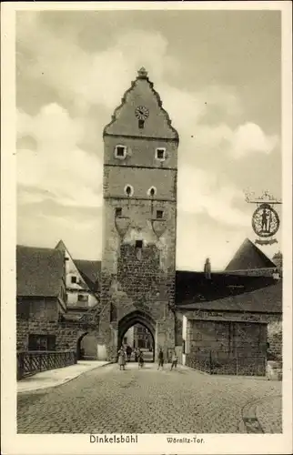 Ak Dinkelsbühl in Mittelfranken, Wörnitz-Tor