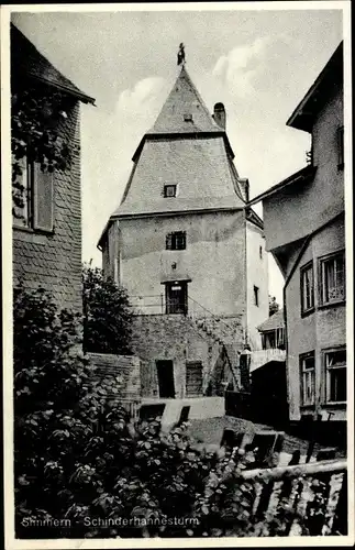 Ak Simmern im Hunsrück, Schinderhannesturm