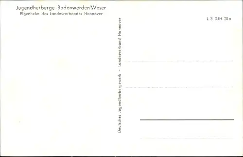 Ak Bodenwerder in Niedersachsen, Jugendherberge