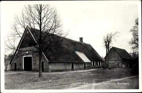 Ak Schoonebeek Drenthe Niederlande, Saksische Boerderij