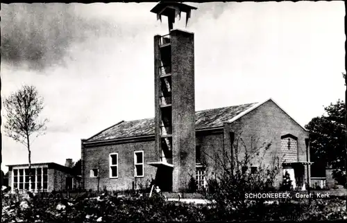 Ak Schoonebeek Drenthe Niederlande, Geref. Kerk