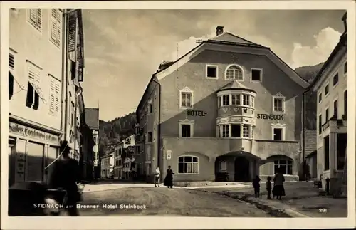 Ak Steinach am Brenner in Tirol, Hotel Steinbock, Konditorei