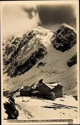 Ak Neustift im Stubaital in Tirol, Dresdner Hütte, Trögler