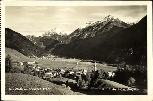 Ak Holzgau in Tirol, Gesamtansicht