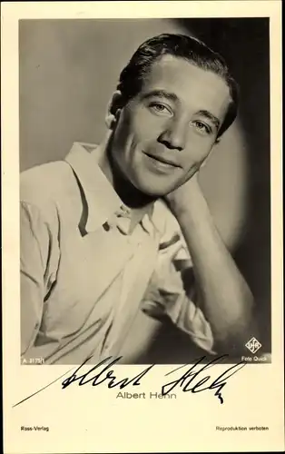 Ak Schauspieler Albert Hehn, Portrait, Autogramm