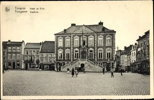 Ak Tongres Tongeren Flandern Limburg, Hotel de Ville