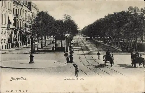 Ak Bruxelles Brüssel, L'Avenue Louise