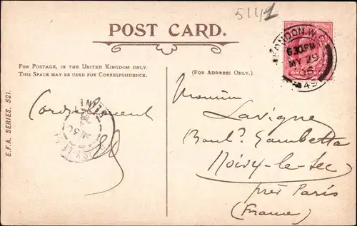 Ak London City England, The General Post Office