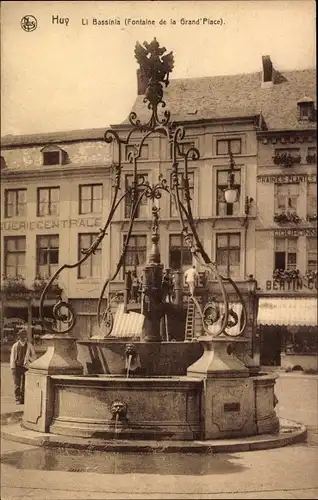 Ak Huy Wallonien Lüttich, Li Bassinia, Fontaine de la Grand Place