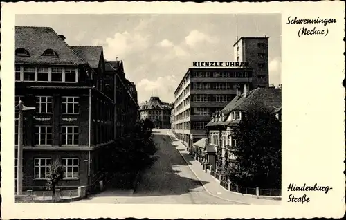 Ak Schwenningen am Neckar, Hindenburgstraße, Kienzle Uhren