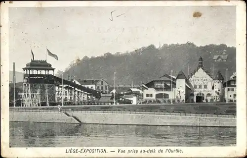 Ak Lüttich Wallonien Lüttich, Exposition 1905, Vue prise au dela de l'Ourthe