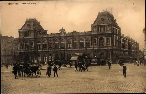 Ak Bruxelles Brüssel, Gare du Nord