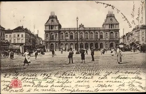 Ak Bruxelles Brüssel, Gare du Nord