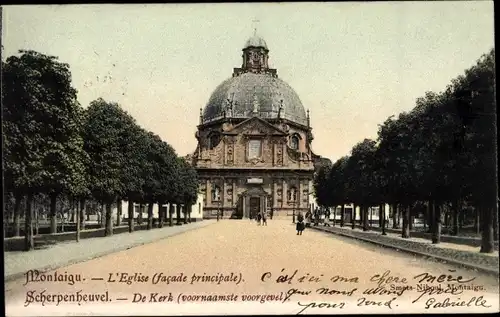 Ak Montaigu Scherpenheuvel Flämisch Brabant, L'Eglise, Kerk