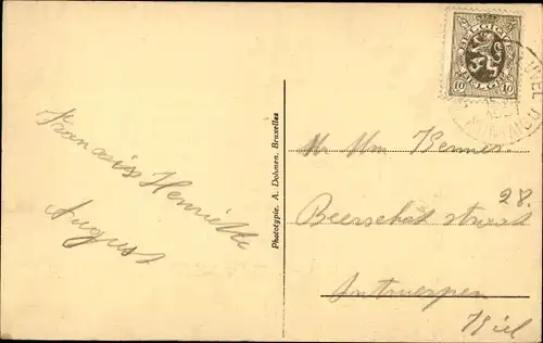 Ak Montaigu Scherpenheuvel Flämisch Brabant, Cote gauche de la Basilique