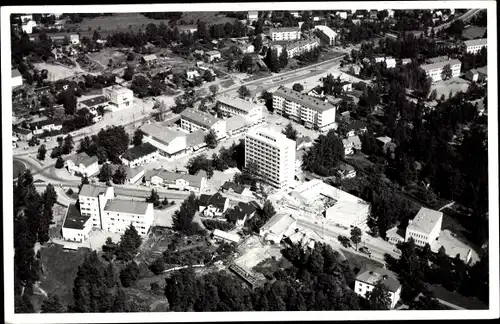 Ak Karhula Kotka Finnland, Fliegeraufnahme