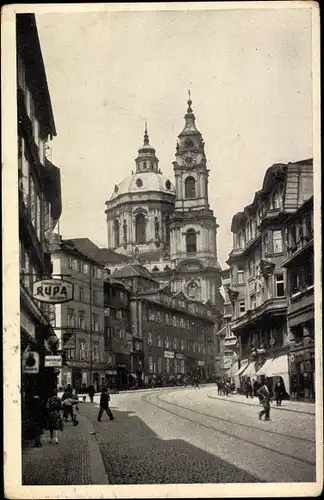 Ak Praha Prag Tschechien, Straßenpartie