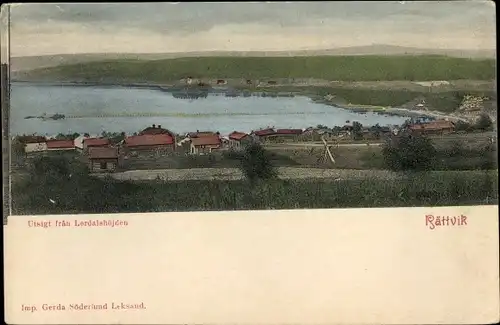 Ak Rättvik Schweden, Panorama