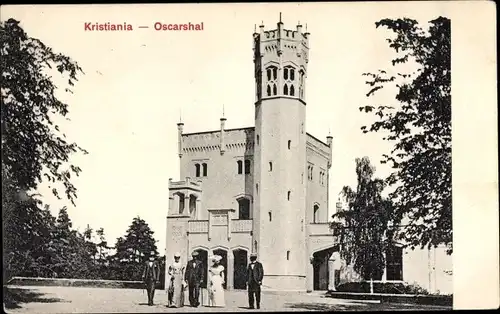 Ak Kristiania Christiania Oslo Norwegen, Schloss Oskarshall