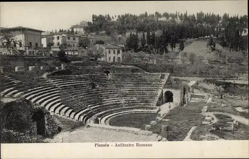 Ak Fiesole Toscana, Anfiteatro Romano