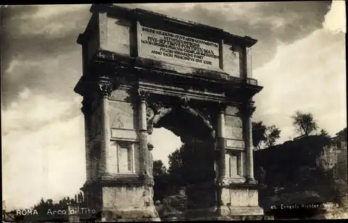 Ak Roma Rom Lazio, Arco di Tito, Titusbogen