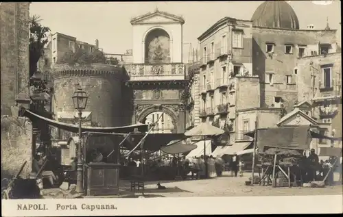 Ak Napoli Neapel Campania, Porta Capuana