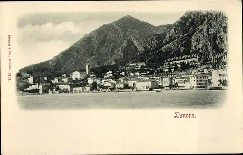 Ak Limone sul Garda Lombardia, Gesamtansicht