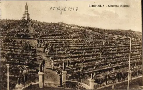 Ak Fogliano Redipuglia Friuli Venezia Giulia, Cimitero Militare