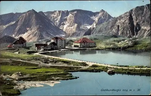 Ak Airolo Kanton Tessin Schweiz, St Gotthard Hospiz