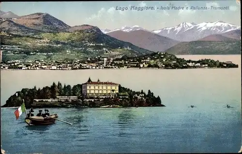 Ak Pallanza Lago Maggiore Piemonte, Isola Madre, Tramonti