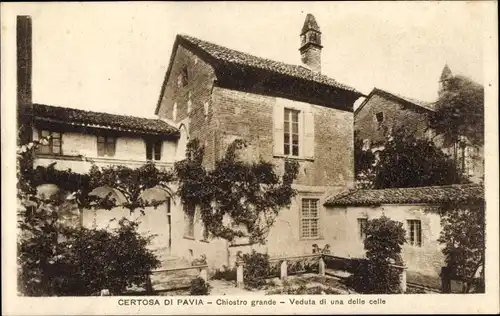 Ak Certosa di Pavia Lombardia, Chiostro grande