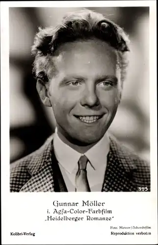 Ak Schauspieler Gunnar Müller in Heidelberger Romanze