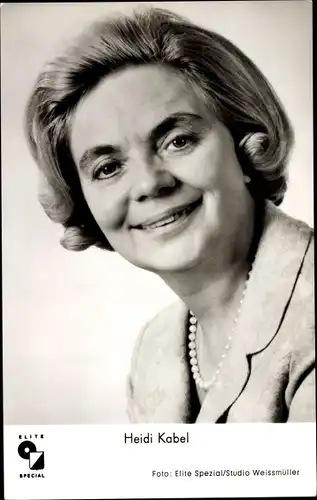 Ak Schauspielerin und Sängerin Heidi Kabel, Portrait