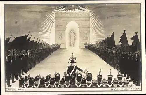 Künstler Ak Apotheose, Napoleon, Geschichte Frankreich