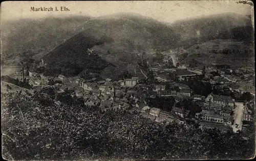 Ak Sainte Marie aux Mines Markirch Elsass Haut Rhin, Totalansicht