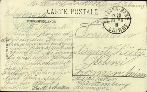 Ak Montargis Loiret, La Statue de Mirabeau