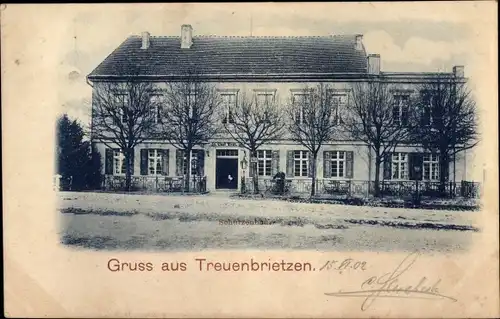 Ak Treuenbrietzen in Brandenburg, Schützenhaus