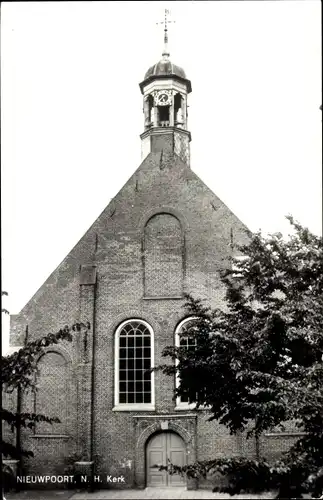 Ak Nieuport Nieuwpoort Molenlanden Südholland, Ned. Herv. Kerk